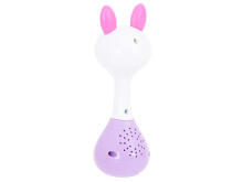 Ikonka Art.KX5592_1 Rattle teether + sounds lights rabbit HOLA