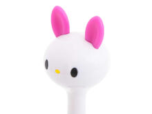 Ikonka Art.KX5592_1 Rattle teether + sounds lights rabbit HOLA