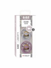Bibs Liberty Colour Round – Capel Fossil Grey Mix Art.150188 Soothers 0-6 m, 100% natural