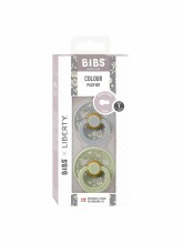 Bibs Liberty Colour Round – Capel Sage Mix Art.150190 Soothers 0-6 m, 100% natural