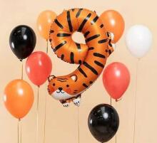 Ikonka Art.KX4535_4 Foil birthday balloon number