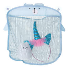 Ikonka Art.KX6999_2 Bath toy organiser blue