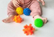 Tullo Art.150259 Massage-sensory balls,5 pcs.