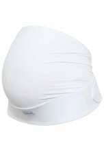 Carriwell Seamless Maternity Adjustable Support Band White elastīgās pirmsdzemdību bandāža ar paaugstinātu jostas vietu