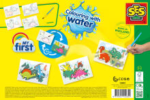 SES My First Colouring with water - Dinos
