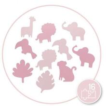 Momi ZAWI Art.MAED00012 Pink Multifunctional puzzle floor mat