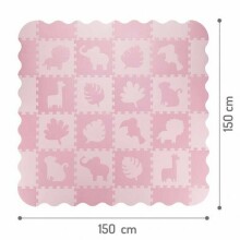 Momi ZAWI Art.MAED00012 Pink Multifunctional puzzle floor mat