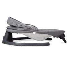 Momi Bouncer LAMI Art.BULE00022 Dark Grey Стильное детское кресло-качалка с музыкой