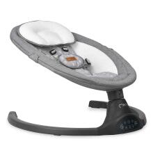 Momi Bouncer LAMI Art.BULE00022 Dark Grey Стильное детское кресло-качалка с музыкой