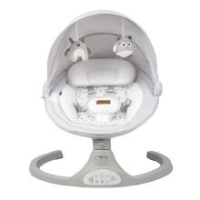 Momi Bouncer LAMI Art.BULE00023 Light Grey Стильное детское кресло-качалка с музыкой
