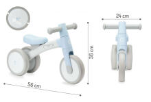 MoMi Tedi Art.ROBI00037 Light Blue мини велосипед