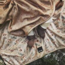 Elodie Details Pearl Velvet Blanket Art.252492 Northern Star Terracotta Dusty Rust Детский плед