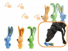 Žaislas šunims - guminis triušio kramtukas 16,5 cm