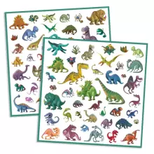 Djeco 160 наклеек Dinosaurs Art.DJ08843