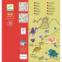 Djeco 160 наклеек Dinosaurs Art.DJ08843