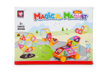 Ikonka Art.KX9818 Magnetic bricks MAGICAL MAGNET MINI 68 SETS 3+