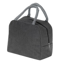 Ikonka Art.KX5110_2 Thermal insulation bag breakfast lunch grey