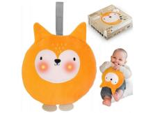 MoMi LULU Fox Art.AKCE00012 Orange Muzikāla plīša rotaļlieta