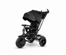 Bebe Basic Premium Air 6 in1  Art.150416 Black Children's tricycle with handle and roof