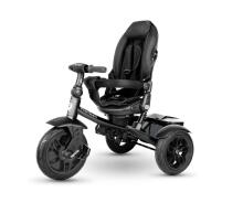Bebe Basic Premium Air 6 in1  Art.150416 Black Children's tricycle with handle and roof
