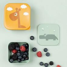 Done by Deer snack box set 3 pcs Deer friends Blue Mix