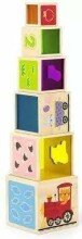 Viga Stacking Cubes Art.44572  Набор кубиков
