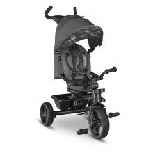 Lionelo Haari Art.150624 Grey Children's tricycle with handle and roof
