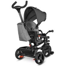 Lionelo Haari Art.150624 Grey Children's tricycle with handle and roof