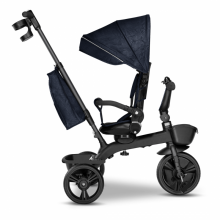 Lionelo Kori Art.150625 Blue Navy Children's tricycle with handle and roof