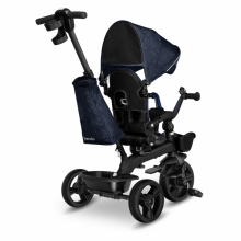 Lionelo Kori Art.150625 Blue Navy Children's tricycle with handle and roof