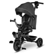 Lionelo Kori Art.150626 Grey Stone Children's tricycle with handle and roof