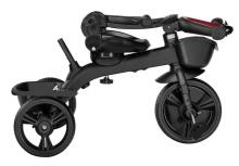 Lionelo Kori Art.150627 Burgundy Children's tricycle with handle and roof