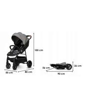 Lionelo Zoey  Art.150628 Grey Stone Baby stroller