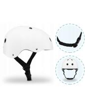 Lionelo Helmet Art.150638 White Adjustable helmet for children