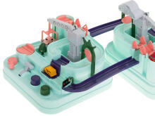 Ikonka Art.KX6008 Interactive car obstacle course double for 2 players + 4 vehicles