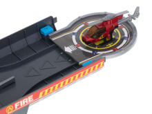Ikonka Art.KX5995 Fire truck transporter folding car park fire brigade + accessories