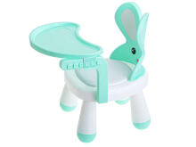 Ikonka Art.KX5845 Feeding and play table chair mint