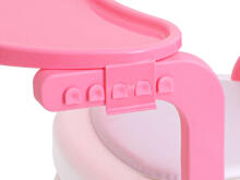 Ikonka Art.KX5845_1 Feeding and play table chair pink