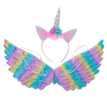 Ikonka Art.KX5076 Unicorn wings costume headband