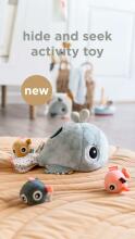Done by Deer Hide&Seek activity toy Wally, Blue