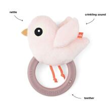 Done by Deer sensory rattle with teether Birdee Powder