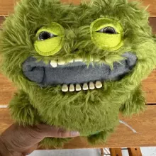 Fuggler Budgie Edition (Count Underoo McGoo) – Funny Ugly Monster Plush Toy with Human-Like Teeth
