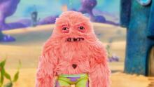 Fuggler x SpongeBob SquarePants (Patrick) – Funny Ugly Monster Plush Toy with Human-Like Teeth