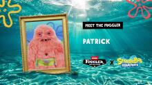 Fuggler x SpongeBob SquarePants (Patrick) – Funny Ugly Monster Plush Toy with Human-Like Teeth