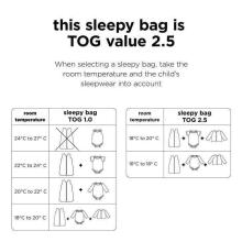 Done by Deer sleeping bag TOG 2.5 Lalee 70 cm Blue
