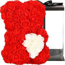 Decorative teddy bear with a heart