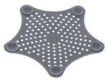 Ikonka Art.KX9952_1 Sink silicone strainer grey