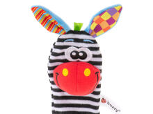 Ikonka Art.KX9343_1 Rattle toy foot socks 2pcs.