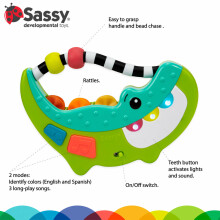 SASSY Arendav mänguasi helidega "Rock-a-dile"