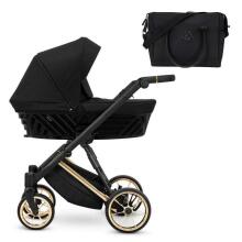 Kunert Ivento Premium Art.IVE-12 Deep Black Baby stroller 2in1